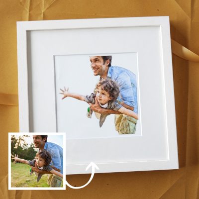 Father & Child Pencil Style Portrait