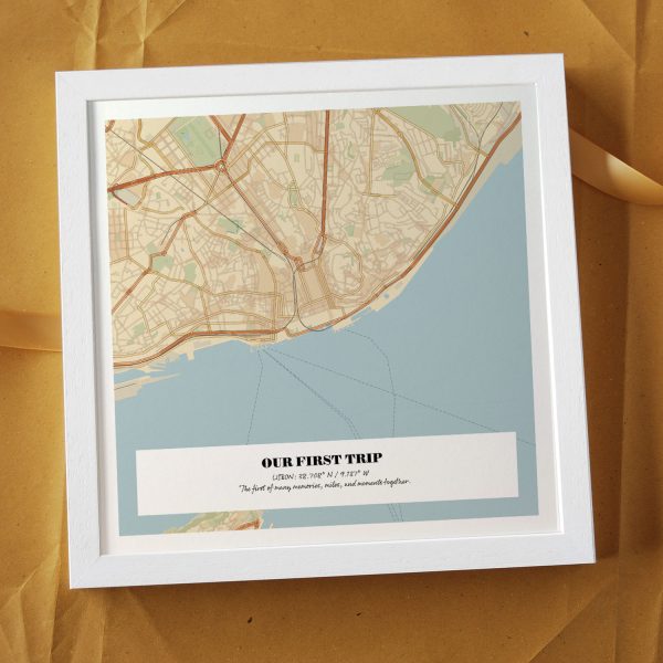 Our First Trip Map 300mm